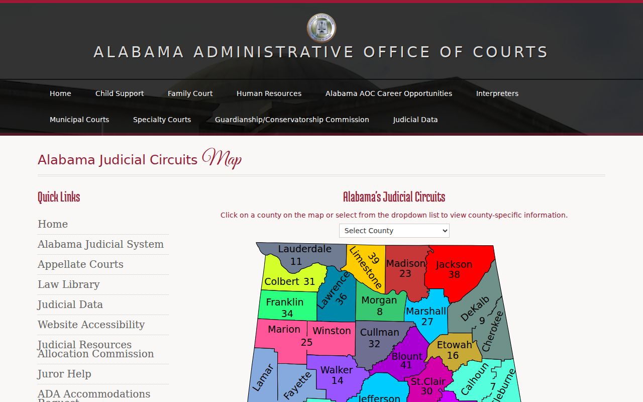 Lamar County case search judicial circuit locator
