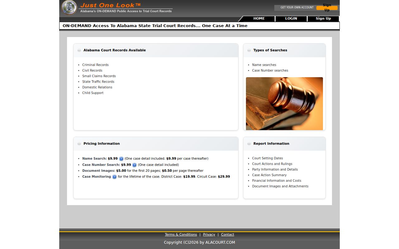 Lamar County court docket access through Just One Look